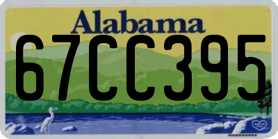 AL license plate 67CC395