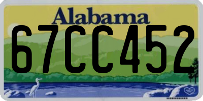 AL license plate 67CC452
