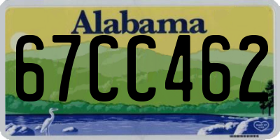 AL license plate 67CC462