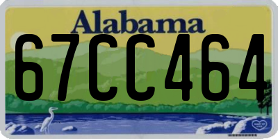 AL license plate 67CC464