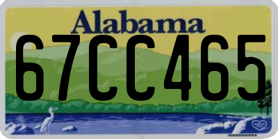 AL license plate 67CC465