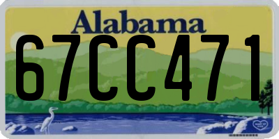AL license plate 67CC471