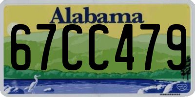 AL license plate 67CC479