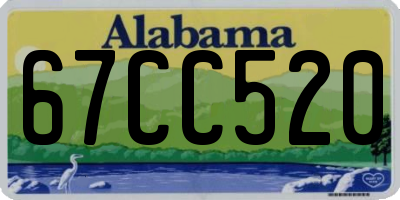 AL license plate 67CC520