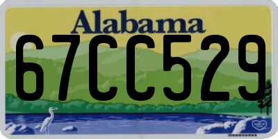 AL license plate 67CC529
