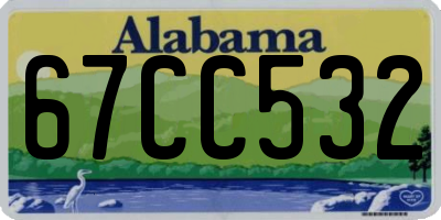 AL license plate 67CC532