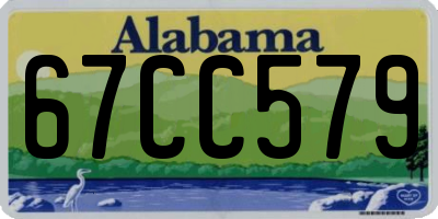 AL license plate 67CC579