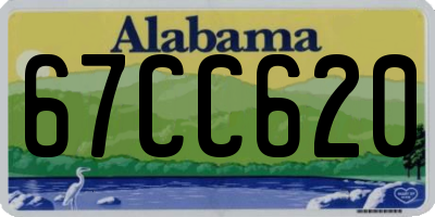 AL license plate 67CC620