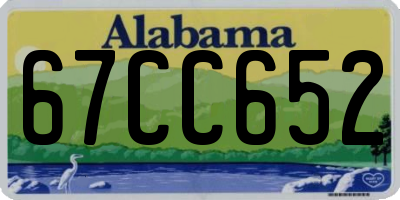 AL license plate 67CC652