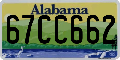 AL license plate 67CC662