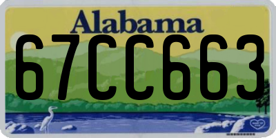 AL license plate 67CC663
