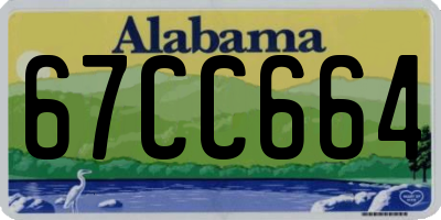 AL license plate 67CC664