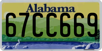 AL license plate 67CC669
