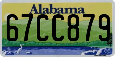 AL license plate 67CC879