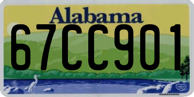 AL license plate 67CC901