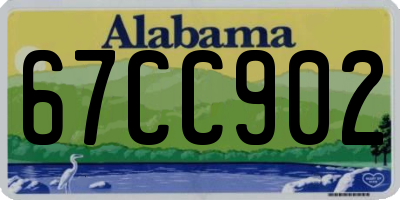 AL license plate 67CC902