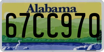 AL license plate 67CC970