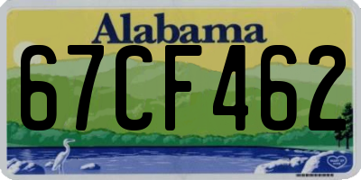 AL license plate 67CF462