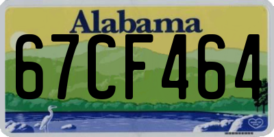 AL license plate 67CF464
