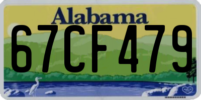 AL license plate 67CF479