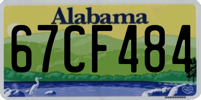 AL license plate 67CF484