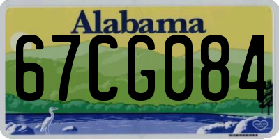 AL license plate 67CG084