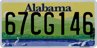 AL license plate 67CG146
