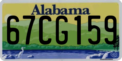 AL license plate 67CG159