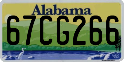 AL license plate 67CG266