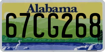 AL license plate 67CG268