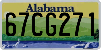 AL license plate 67CG271