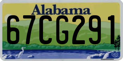 AL license plate 67CG291