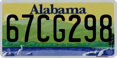 AL license plate 67CG298