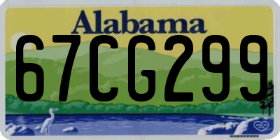 AL license plate 67CG299