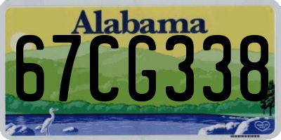 AL license plate 67CG338