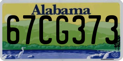 AL license plate 67CG373