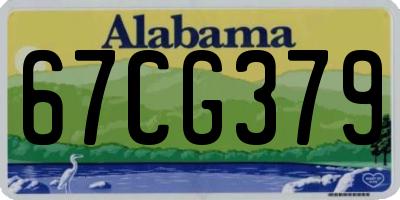 AL license plate 67CG379