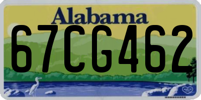 AL license plate 67CG462