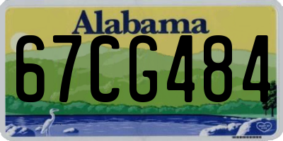 AL license plate 67CG484