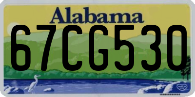 AL license plate 67CG530