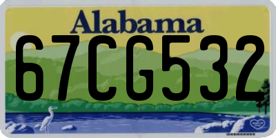 AL license plate 67CG532