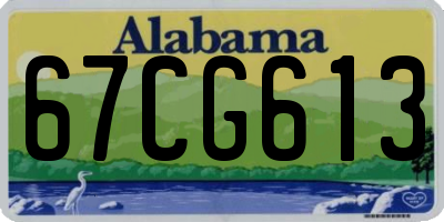 AL license plate 67CG613