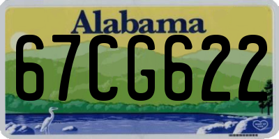 AL license plate 67CG622