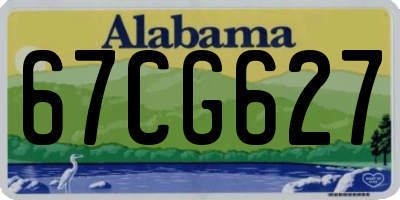 AL license plate 67CG627