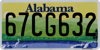 AL license plate 67CG632