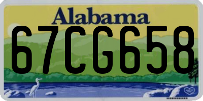 AL license plate 67CG658