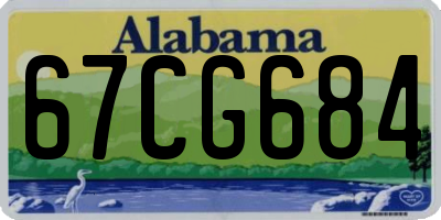 AL license plate 67CG684