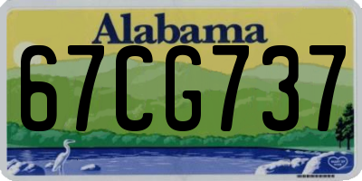 AL license plate 67CG737
