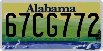 AL license plate 67CG772