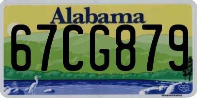 AL license plate 67CG879